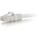 C2g 12ft Cat5e Snagless Unshielded (UTP) Network Patch Cable - White - 12 ft Category 5e Network Cable for Network Device - First End: 1 x RJ-45 Male Network - Second End: 1 x RJ-45 Male Network - Patch Cable - White 00487