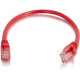 C2g -125ft Cat6 Snagless Unshielded (UTP) Network Patch Cable - Red - Category 6 for Network Device - RJ-45 Male - RJ-45 Male - 125ft - Red 27188