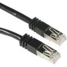 C2g -7ft Cat5e Molded Shielded (STP) Network Patch Cable - Black - Category 5e for Network Device - RJ-45 Male - RJ-45 Male - Shielded - 7ft - Black 28692