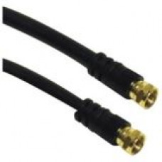 C2g 6ft Value Series F-Type RG6 Coaxial Video Cable - F Connector Male - F Connector Male - 6ft - Black 29132
