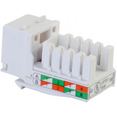 C2g Cat6 RJ45 UTP Keystone Jack - White - Mini-phone/VGA for Audio/Video Device, Monitor, Projector, Notebook - 25 ft - 1 x HD-15 Male VGA, 1 x Mini-phone Male Stereo Audio - 1 x Mini-phone Male Stereo Audio, 1 x HD-15 Male VGA - Black" 29311