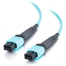 Legrand Group 15M MPO TO MPO FIBER ARRAY CABLE METHOD A OM4 PLENUM RATED (OFNP) - AQUA 31309