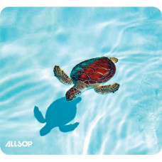 Allsop NatureSmart Image Mousepad - Turtle - (31425) - Turtle - 0.10" x 8.50" Dimension - Latex, Natural Rubber - Skid Proof - TAA Compliance 31425