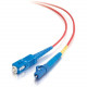 C2g 2m LC-SC 9/125 OS1 Simplex Singlemode PVC Fiber Optic Cable - Red - 2m LC-SC 9/125 Simplex Single Mode OS2 Fiber Cable - Red - 6ft - RoHS Compliance 33436