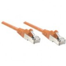 Intellinet Network Solutions Cat6 UTP Network Patch Cable, 25 ft (7.5 m), Orange - RJ45 Male / RJ45 Male 342292