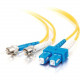 C2g -4m SC-ST 9/125 OS1 Duplex Singlemode Fiber Optic Cable (Plenum-Rated) - Yellow - 4m SC-ST 9/125 Duplex Single Mode OS2 Fiber Cable - Plenum CMP-Rated - Yellow - 13ft 34517