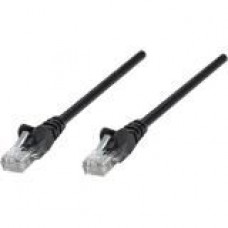 Intellinet Network Solutions Cat5e UTP Network Patch Cable, 0.5 ft (0.15 m), Black - RJ45 Male / RJ45 Male 347310