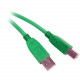 C2g 3m USB 2.0 A/B Cable - Green - Type A Male USB - Type B Male USB - 9.84ft - Green - TAA Compliance 35669