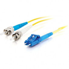 Legrand Group C2G 3M LC-ST 9/125 SIMPLEX SINGLE MODE OS2 FIBER CABLE - YELLOW - 10FT OS2 CABLE 37115