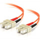 C2g -8m SC-SC 62.5/125 OM1 Duplex Multimode Fiber Optic Cable (Plenum-Rated) - Orange - Fiber Optic for Network Device - SC Male - SC Male - 62.5/125 - Duplex Multimode - OM1 - Plenum-Rated - 8m - Orange - RoHS Compliance 37277