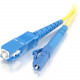 C2g -6m LC-SC 9/125 OS1 Simplex Singlemode Fiber Optic Cable (Plenum-Rated) - Yellow - 6m LC-SC 9/125 Simplex Single Mode OS2 Fiber Cable - Plenum CMP-Rated - Yellow - 20ft - RoHS Compliance 34809