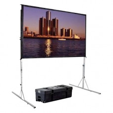 Da-Lite Fast-Fold Deluxe Manual Projection Screen - 114" - 16:10 - 62" x 96" - Da-Mat - GREENGUARD, TAA Compliance 38304