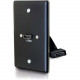 C2g Single Gang Wall Plate with HDMI Pigtail Black - 1-gang - Black - Aluminum, Polyvinyl Chloride (PVC) - 1 x HDMI Port(s) 39878