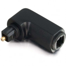 C2g Velocity Right Angle TOSLINK Port Saver Adapter - PVC - RoHS Compliance 40016