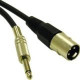 C2g 50ft Pro-Audio XLR Male to 1/4in Male Cable - XLR Male - Phono Male - 50ft - Black 40038