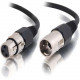 C2g 6ft Pro-Audio XLR Male to XLR Female Cable - XLR Male - XLR Female - 6ft - Black 40059