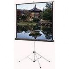 Da-Lite Picture King Portable and Tripod Projection Screen - 43" x 57" - Matte White - 72" Diagonal - TAA Compliance 40118