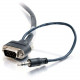 C2g 40178 Audio/Video Cable - 50 ft A/V Cable - Male VGA, Mini-phone Male Audio - Male VGA, Mini-phone Male Audio 40178