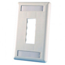 Legrand Group Ortronics TracJack 2 Socket Faceplate - 2 x Total Number of Socket(s) - 1-gang - Cloud White 40300548-88