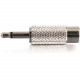 C2g 3.5mm Mono Male to RCA Female Audio Adapter - 1 x RCA Female - 1 x Mini-phone Male Audio - Metallic Silver - TAA Compliance 40633