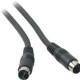 C2g 6ft Value Series S-Video Cable - mini-DIN Male - mini-DIN Male - 6ft - Black 40915