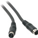 C2g 75ft Value Series S-Video Cable - mini-DIN Male - mini-DIN Male - 75ft - Black 40919