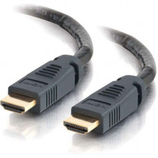 C2g 25ft HDMI Cable - Plenum Rated - High Speed HDMI Cable - M/M - HDMI - 25 ft - 1 x HDMI Male Digital Audio/Video - 1 x HDMI Male Digital Audio/Video - Shielding - Black - RoHS Compliance 41191