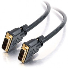 C2g 50ft Pro Series DVI-D Plenum M/M Single Link Digital Video Cable - 50 ft DVI Video Cable - First End: 1 x 24-pin DVI-D (Single-Link) Male Digital Video - Second End: 1 x 24-pin DVI-D (Single-Link) Male Digital Video - Shielding - Black - RoHS Complian