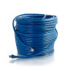 C2g 75ft Cat6 Ethernet Cable - Snagless Solid Shielded - Blue - 100 ft Category 6 Network Cable for Network Device - First End: 1 x RJ-45 Male Network - Second End: 1 x RJ-45 Male Network - Patch Cable - Shielding - 23 AWG - Blue 43169