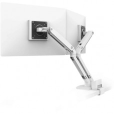 Ergotron Mounting Arm for Monitor, LCD Display - White - 2 Display(s) Supported24" Screen Support - 40 lb Load Capacity - 100 x 100 VESA Standard 45-530-216