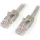 Startech.Com 50 ft Gray Snagless Cat5e UTP Patch Cable - Category 5e - 50 ft - 1 x RJ-45 Male Network - 1 x RJ-45 Male Network - Gray - RoHS Compliance 45PATCH50GR