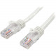 Startech.Com 5ft White Snagless Cat5e UTP Patch Cable - Category 5e - 5 ft - 1 x RJ-45 Male Network - 1 x RJ-45 Male Network - White - RoHS Compliance 45PATCH5WH