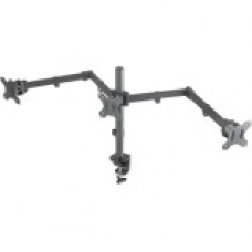 Manhattan 461658 Desk Mount for LCD Monitor - 3 Display(s) Supported27" Screen Support - 46.30 lb Load Capacity 461658