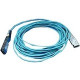Netpatibles Fiber Optic Network Cable - 22.97 ft Fiber Optic Network Cable for Network Device, Network Switch - First End: 1 x QSFP28 Network - Second End: 1 x QSFP28 Network - 12.50 GB/s 470-ABPI-NP
