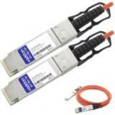 AddOn Dell 470-ABPM Compatible TAA Compliant 100GBase-AOC QSFP28 to QSFP28 Direct Attach Cable (850nm, MMF, 10m) - 100% compatible and guaranteed to work - TAA Compliance 470-ABPM-AO