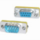 4XEM DB9 Serial 9-Pin Male To Female Adapter - 1 x DB-9 Male Serial - 1 x DB-9 Female Serial 4X9PINMF