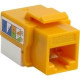 4XEM Cat5e RJ45 Keystone Jack UTP 110-Type (Yellow) - Yellow - 1 x RJ-45 Port(s) 4XKJC5EYL