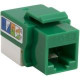 4XEM Cat6 RJ45 Keystone Jack UTP 110-Type (Green) - Green - 1 x RJ-45 Port(s) 4XKJC6GN