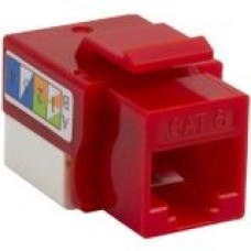 4XEM Cat6 RJ45 Keystone Jack UTP 110-Type (Red) - Red - 1 x RJ-45 Port(s) 4XKJC6RD