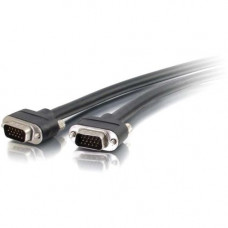 C2g 1ft Select VGA Video Cable M/M - In-Wall CMG-Rated - 1 ft VGA Video Cable for Video Device, Monitor, Projector - First End: 1 x HD-15 Male VGA - Second End: 1 x HD-15 Male VGA - Black 50210