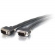 C2g 50ft VGA Cable - Select - In Wall Rated - M/M - 50 ft VGA Video Cable for Video Device, Monitor - First End: 1 x HD-15 Male VGA - Second End: 1 x HD-15 Male VGA - Black - TAA Compliance 50218