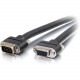 C2g 1ft Select VGA Video Extension Cable M/F - 1 ft VGA Video Cable for Video Device - First End: 1 x HD-15 Male VGA - Second End: 1 x HD-15 Female VGA - Extension Cable - Black - TAA Compliance 50235