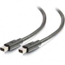 C2g 3ft Mini DisplayPort Cable - 4K - M/M - Black - 3 ft Mini DisplayPort A/V Cable for Computer, Monitor, Audio/Video Device, Tablet, Notebook - First End: 1 x Mini DisplayPort Male Digital Audio/Video - Second End: 1 x Mini DisplayPort Male Digital Audi