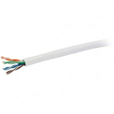 C2g Cat.5e UTP Network Cable - 1000 ft Category 5e Network Cable for Network Device - Bare Wire - Bare Wire - 24 AWG - White - TAA Compliance 56005