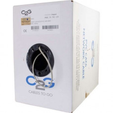 C2g 1000ft Cat6 Bulk Ethernet Network Cable-Solid UTP-Riser CMR Gray TAA - Category 6 for Network Device - 1000 ft - 1 x Bare Wire - 1 x Bare Wire - Gray - REACH, RoHS 2, RoHS, TAA Compliance 56018