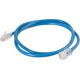 C2g Quiktron Value Series - Patch cable - RJ-45 (M) to RJ-45 (M) - 3 ft - CAT 6 - solid - blue 566-110-003