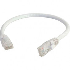 Legrand Group Quiktron 3ft Value Series Cat.6 Booted Patch Cord - White - 3 ft Category 6 Network Cable for Network Device - First End: 1 x RJ-45 Male Network - Second End: 1 x RJ-45 Male Network - Patch Cable - 24 AWG - White - 1 Pack 576-125-003