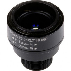 Axis - 2.80 mm to 6 mm - f/2 - Zoom Lens for M12-mount - Designed for Surveillance Camera - 2.1x Optical Zoom 5801-651