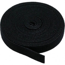 Monoprice Hook and Loop Fastening Tape, 5 yards/roll, 0.75 in, Black - 15 ft Length x 0.75" Width - 1 Pack - Black 5828