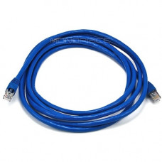 Monoprice 10FT 24AWG Cat6A 500MHz STP Ethernet Bare Copper Network Cable - Blue - 10 ft Category 6a Network Cable for Network Device - First End: 1 x RJ-45 Male Network - Second End: 1 x RJ-45 Male Network - Blue 5902